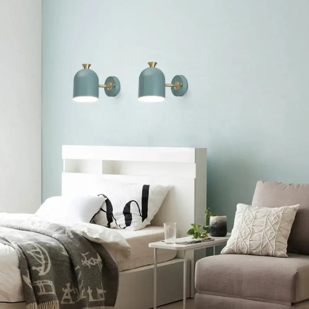 Pink Brass Macaron Wall Sconce