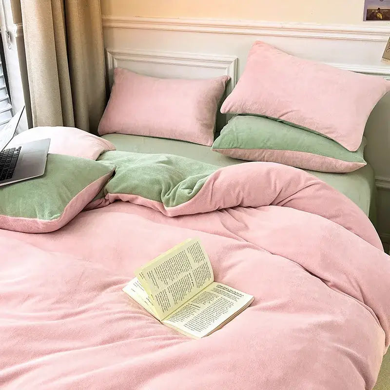 Milk Velvet Bedding Set