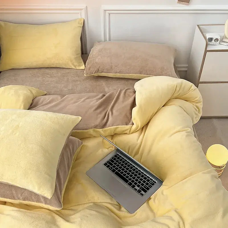 Milk Velvet Bedding Set