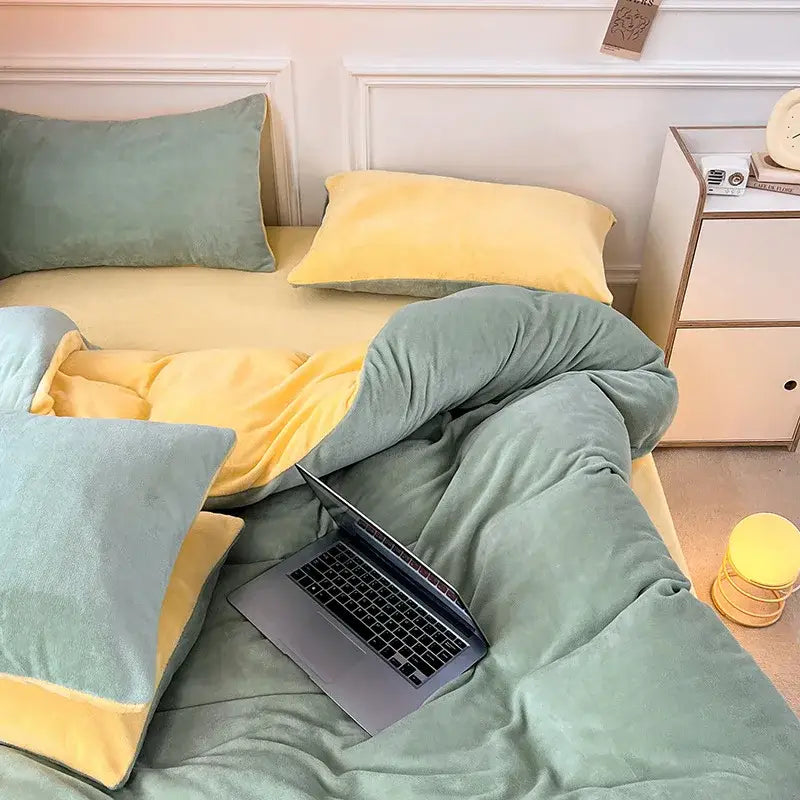 Milk Velvet Bedding Set