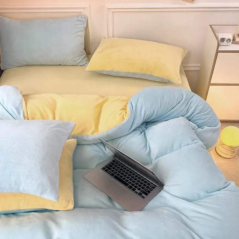 Milk Velvet Bedding Set