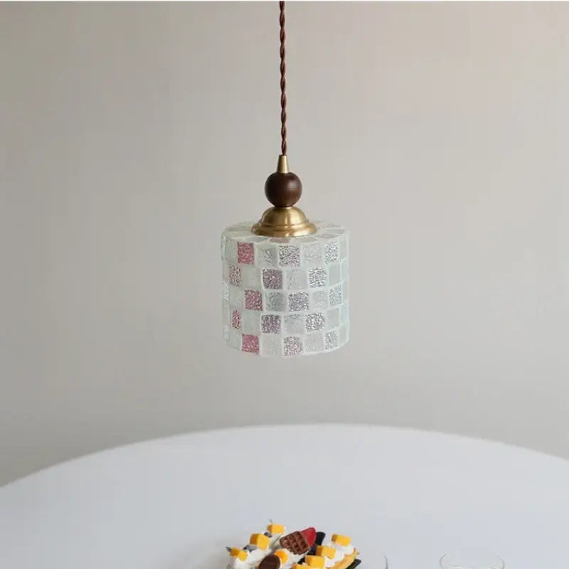 Mosaic Glass Pendant Light