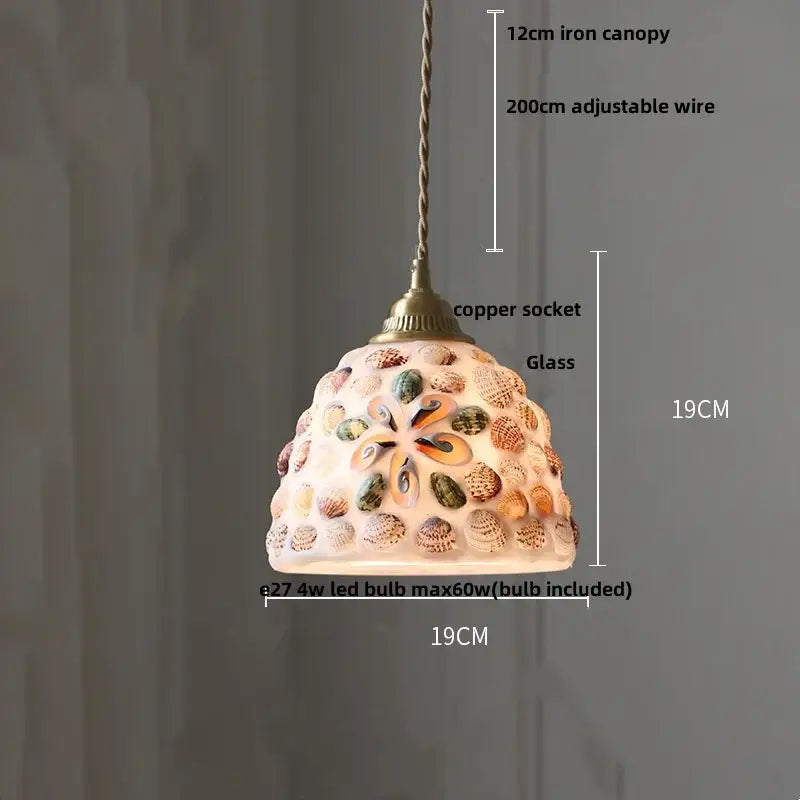 Mosaic Glass Pendant Light