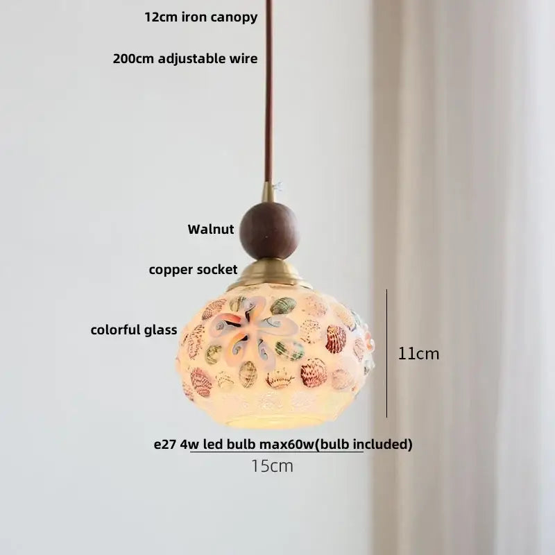 Mosaic Glass Pendant Light