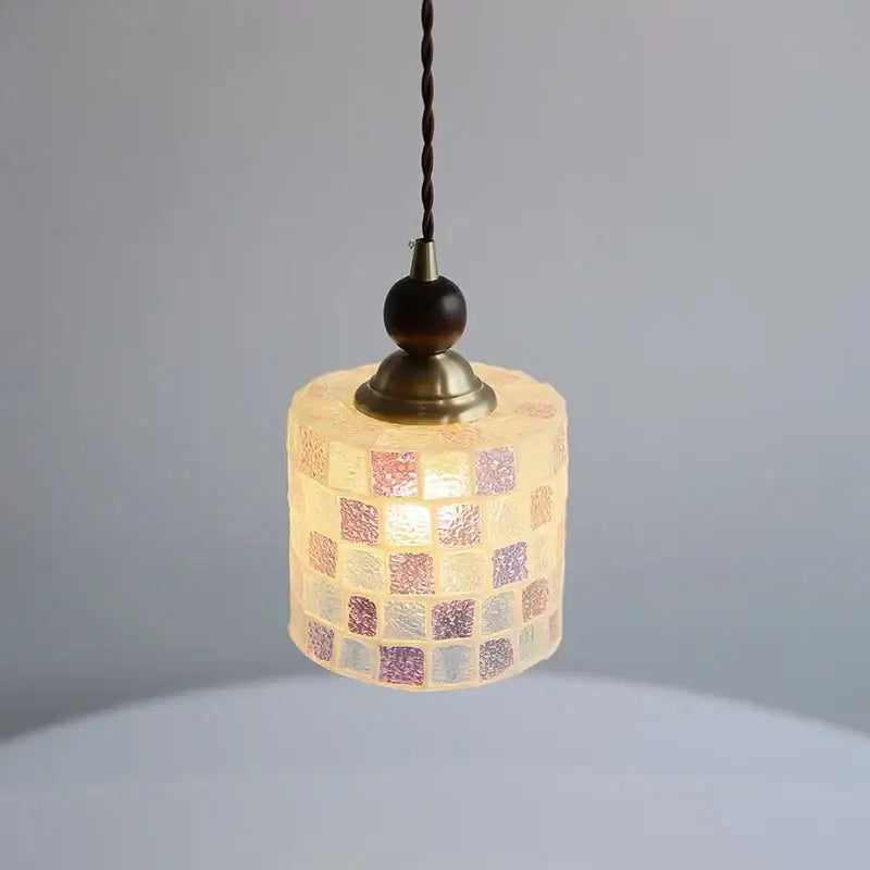 Mosaic Glass Pendant Light