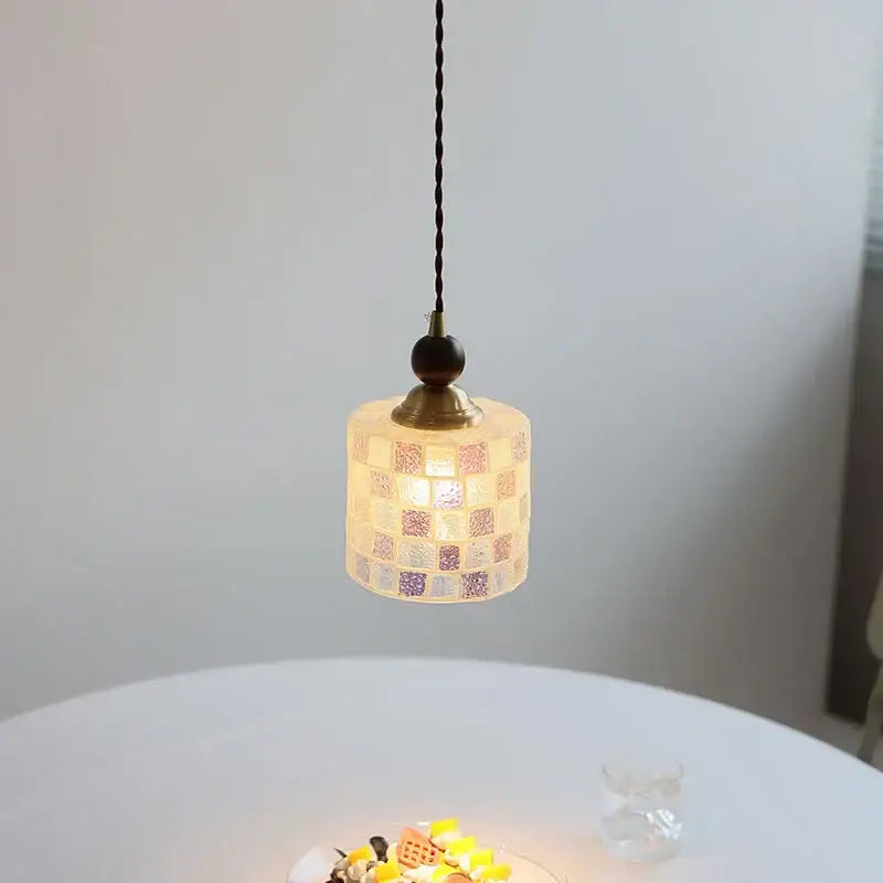 Mosaic Glass Pendant Light