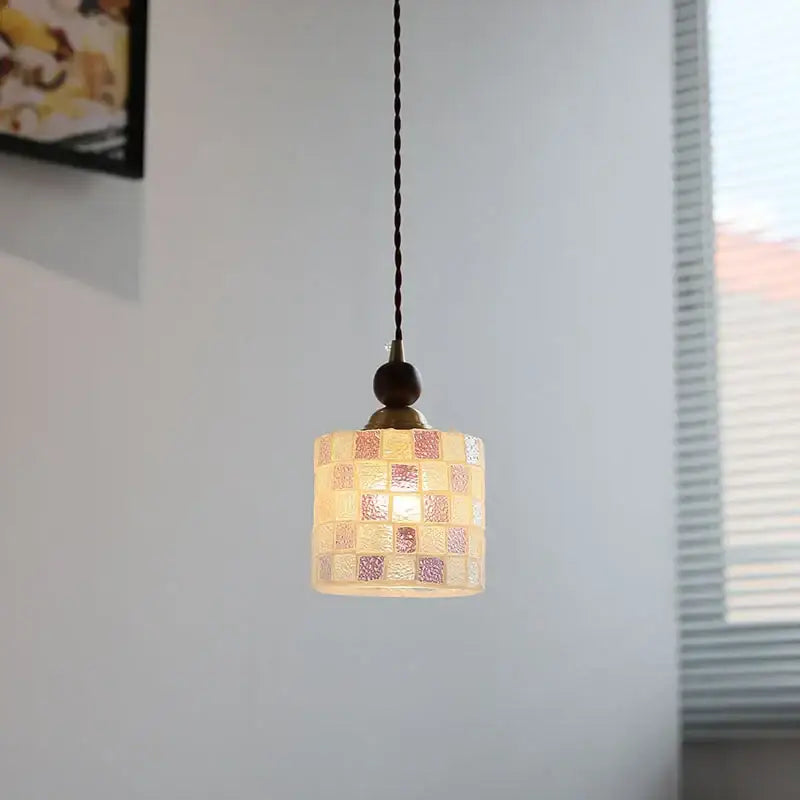 Mosaic Glass Pendant Light