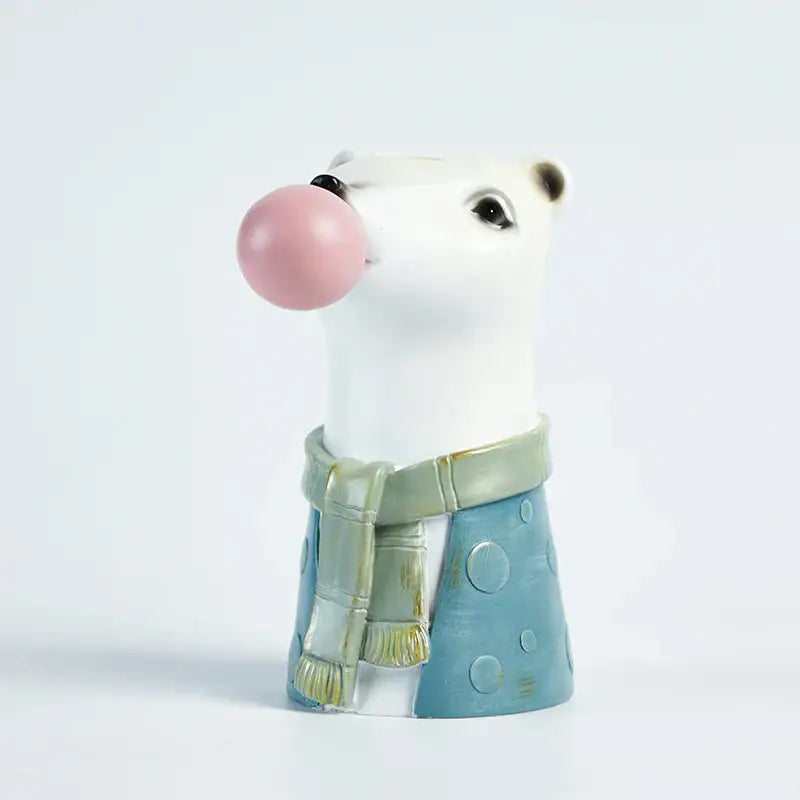 Resin Girl Flower Vase