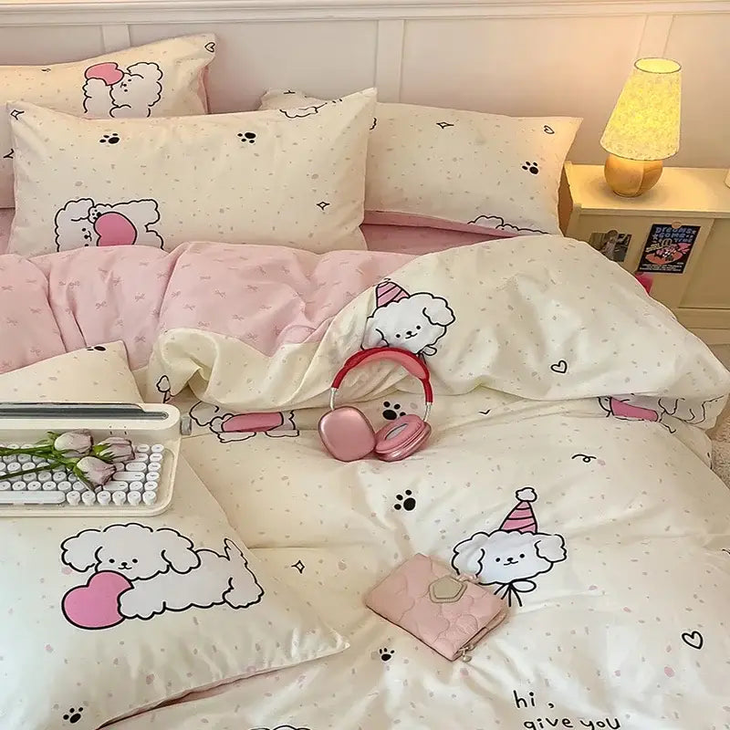 Cartoon Cotton Quilt Cover