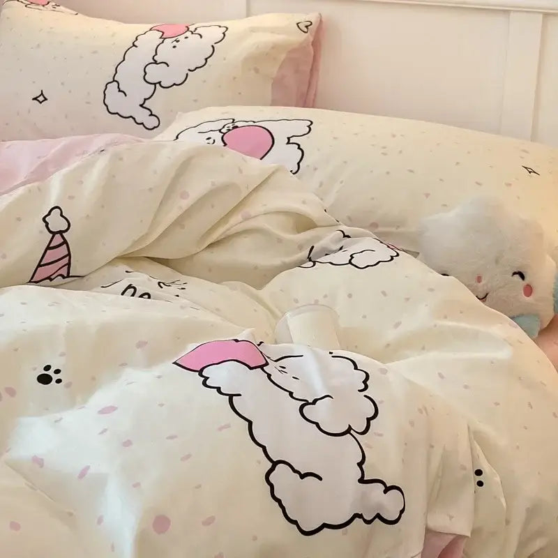Cartoon Cotton Quilt Cover