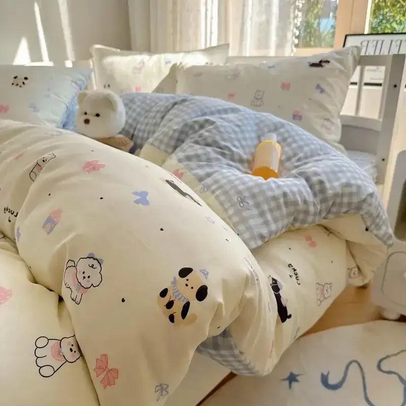 Cartoon Cotton Quilt Cover
