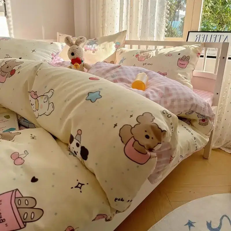 Cartoon Cotton Quilt Cover