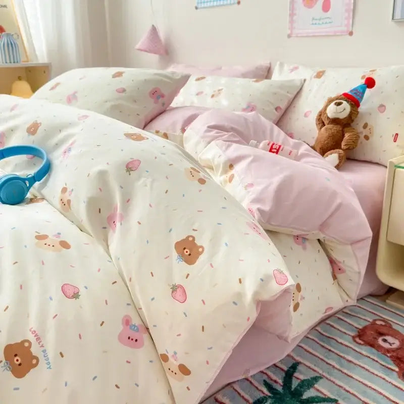 Cartoon Cotton Quilt Cover