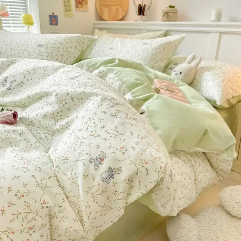 Cartoon Cotton Quilt Cover