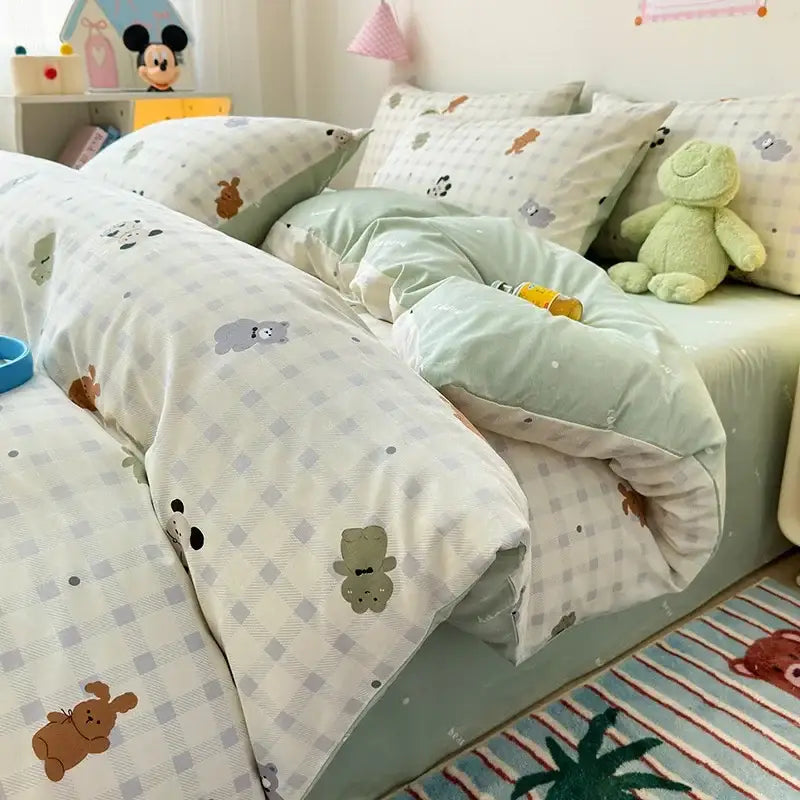 Cartoon Cotton Quilt Cover