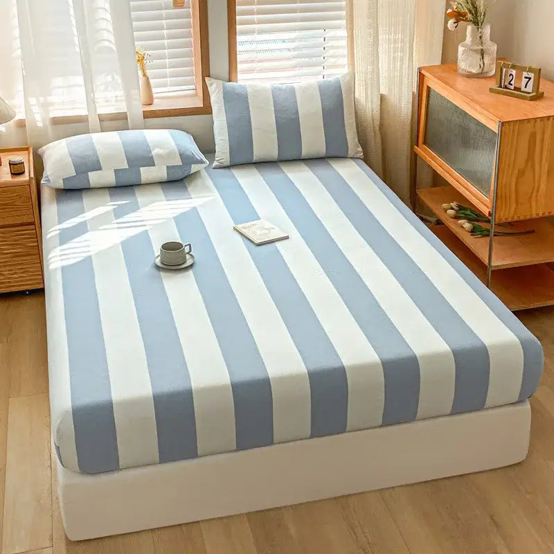 Pink Stripe Cotton Sheet