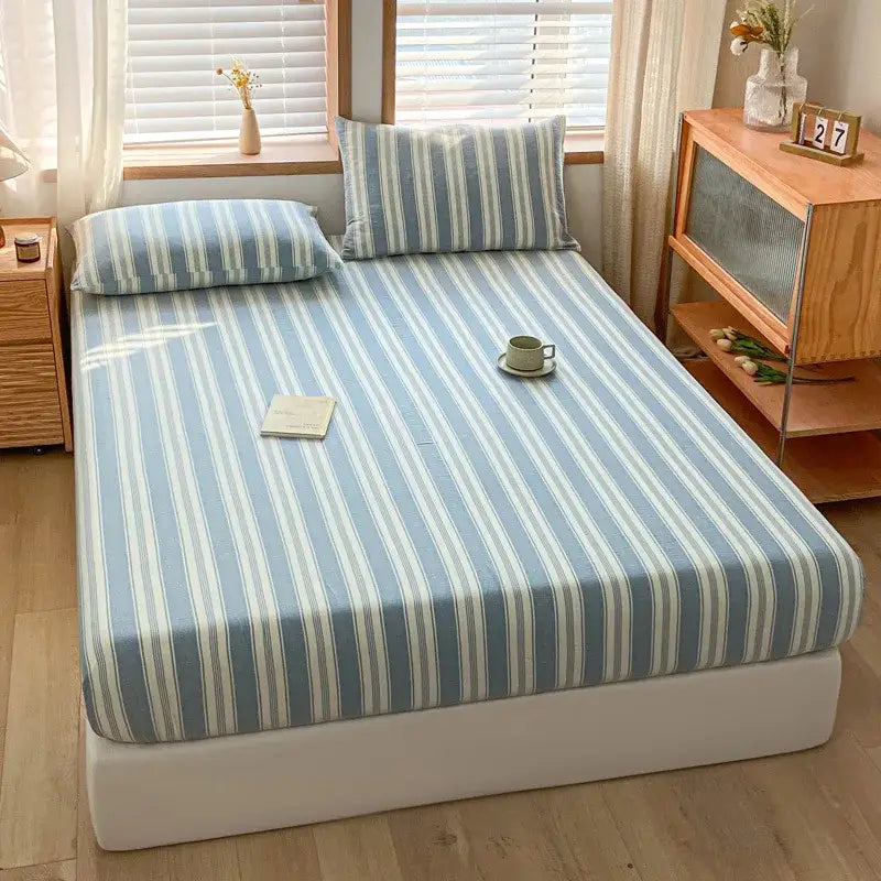 Pink Stripe Cotton Sheet