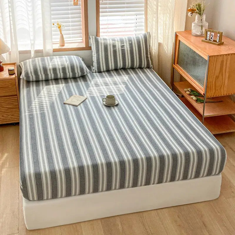 Pink Stripe Cotton Sheet