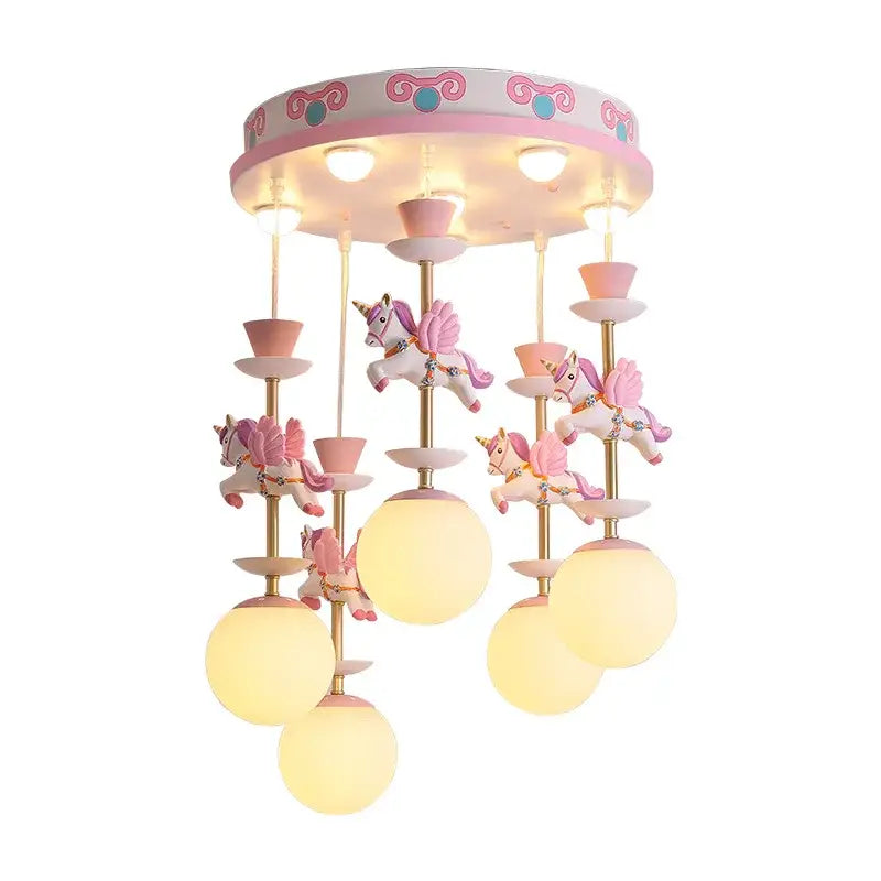 Pink Unicorn LED Pendant