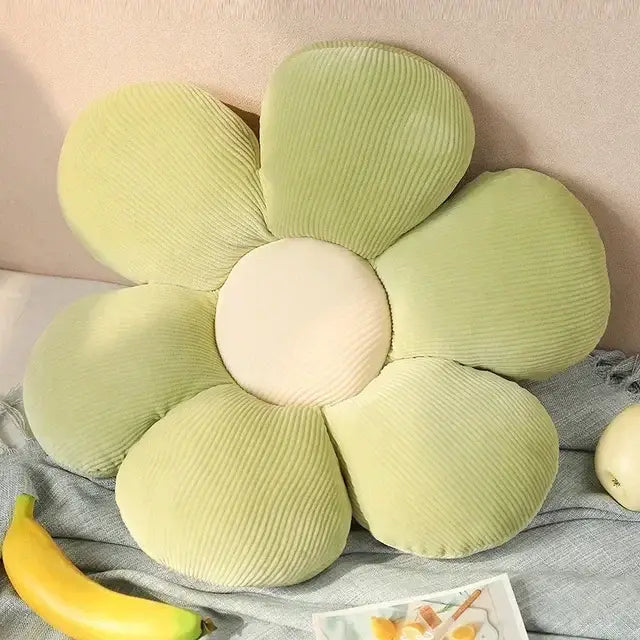 Pink Daisy Flower Cushion