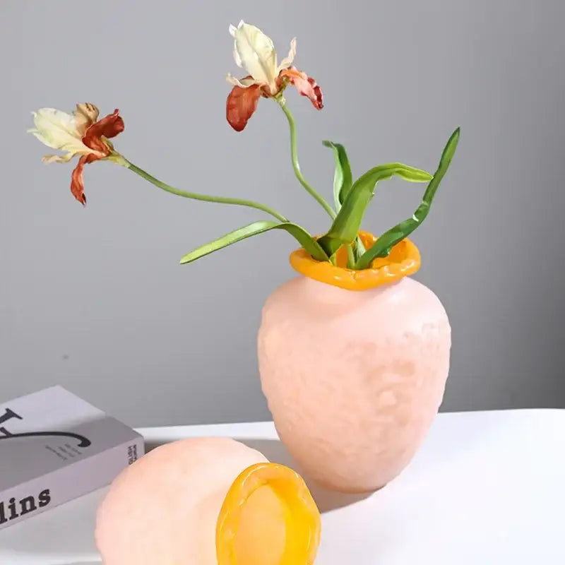 Frosted Glass Vase