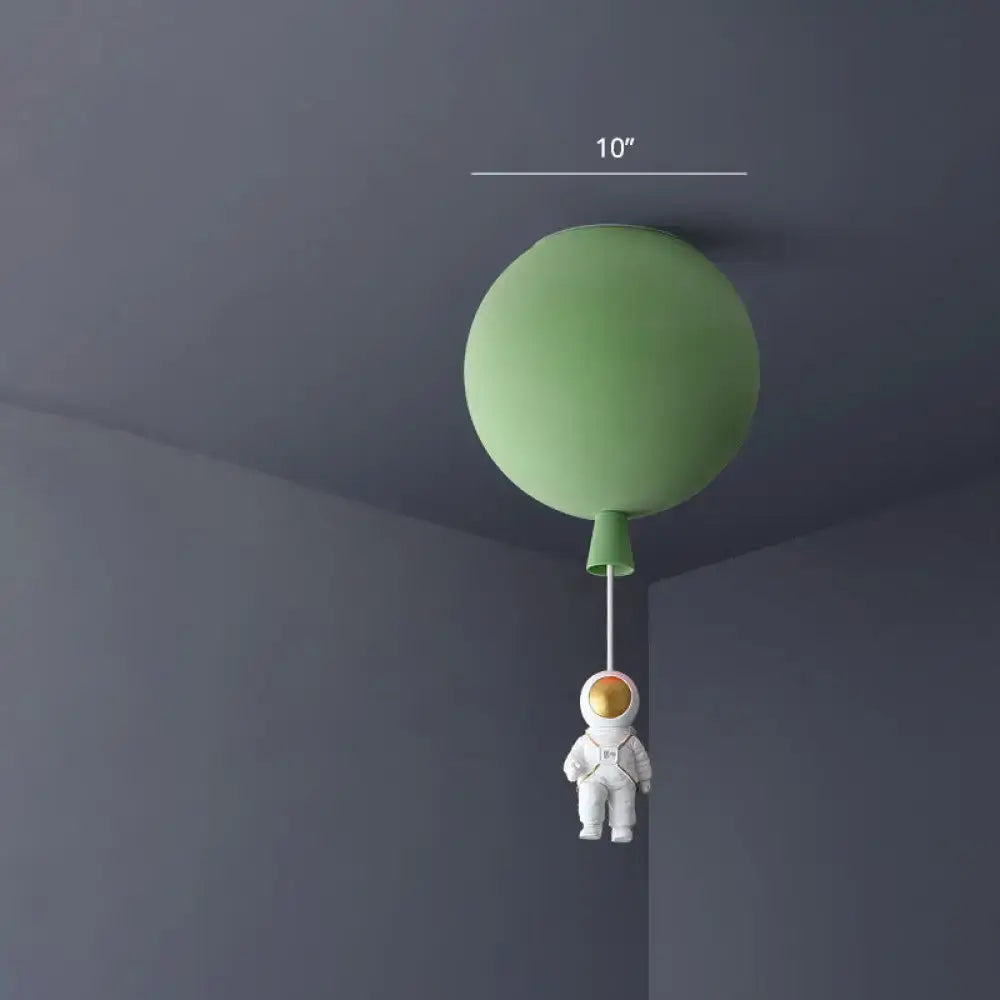 Pink Astronaut Ceiling Lamp