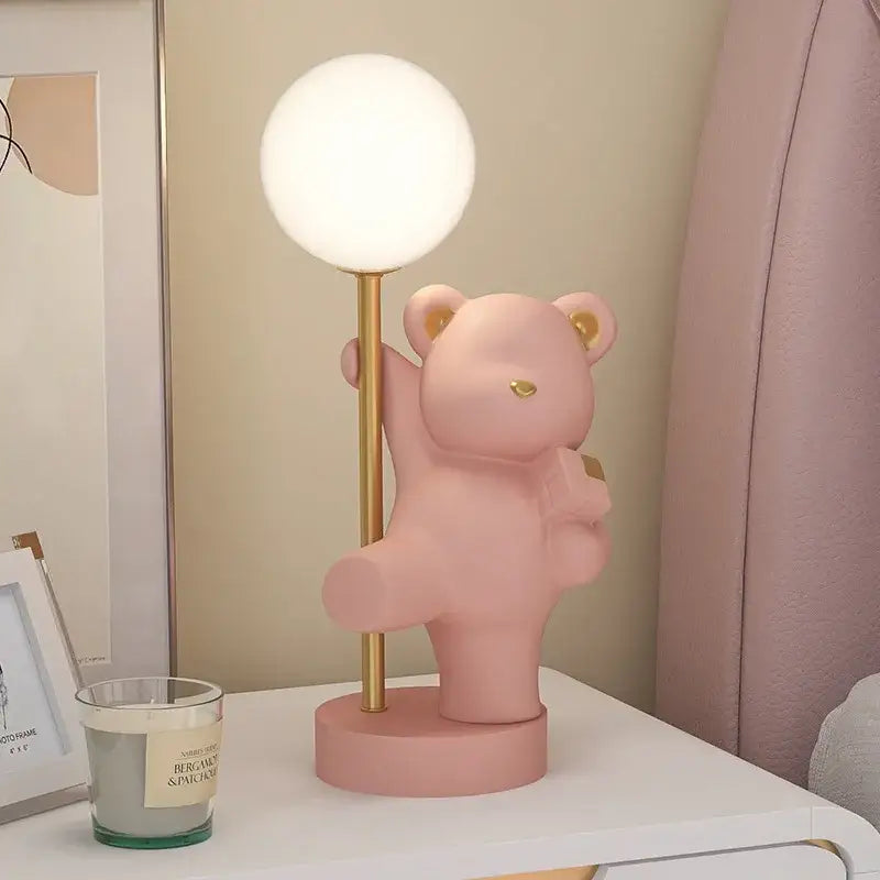 Pink Bear LED Night Light