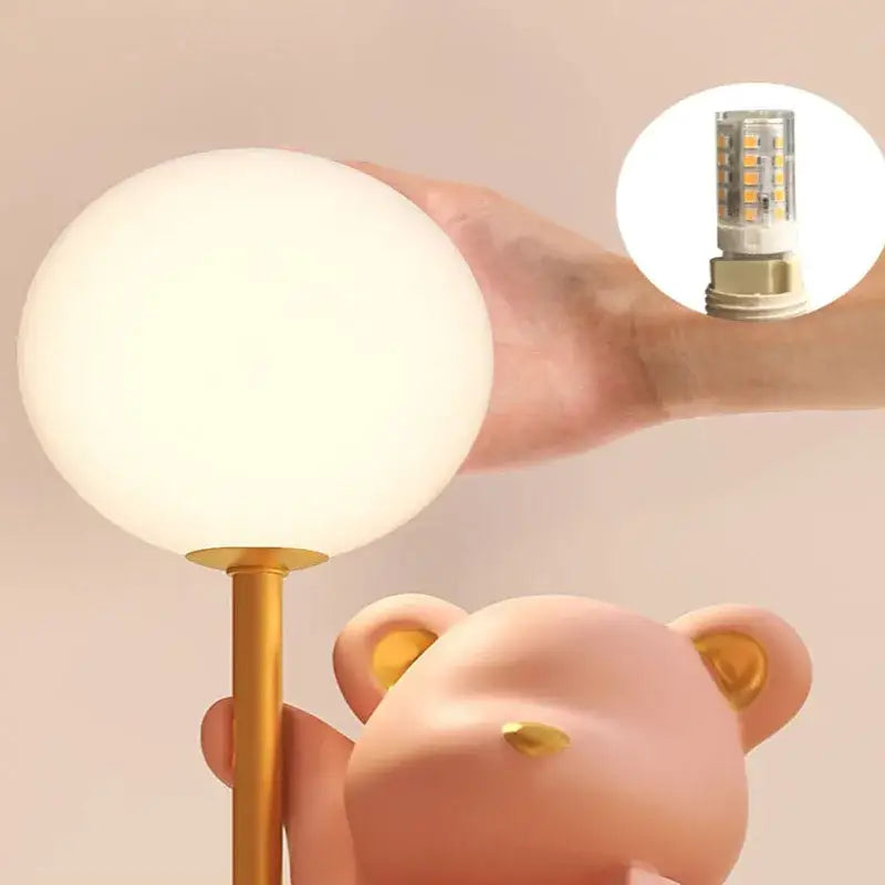 Pink Bear LED Night Light