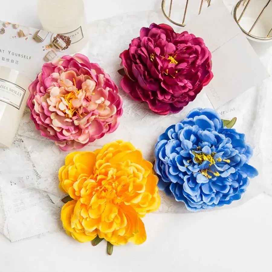 Pink Peony Artificial Flowers