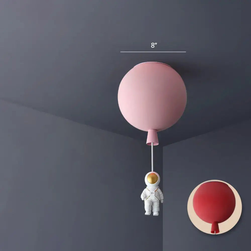 Blue Astronaut Ceiling Lamp