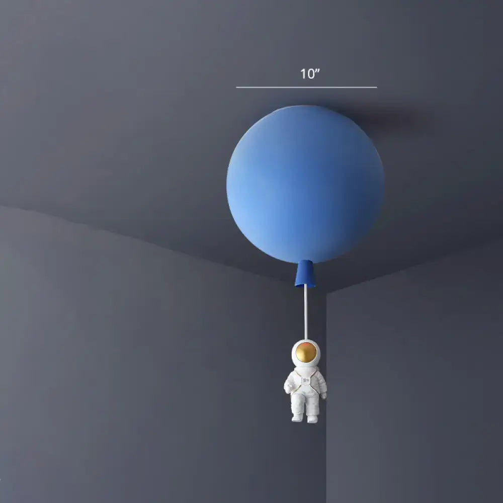 Blue Astronaut Ceiling Lamp