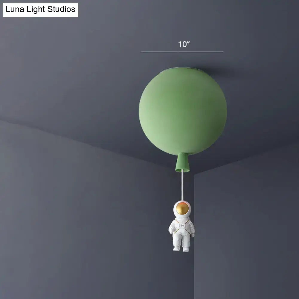 Blue Astronaut Ceiling Lamp