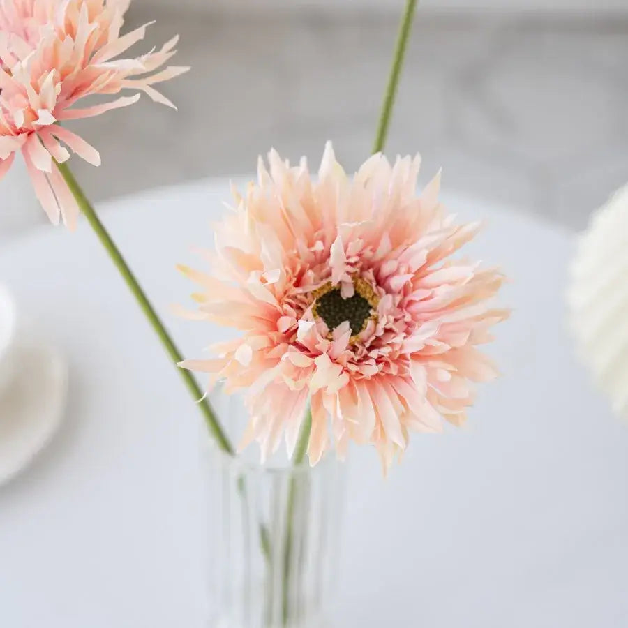 Pink Brushed Gerbera Vase