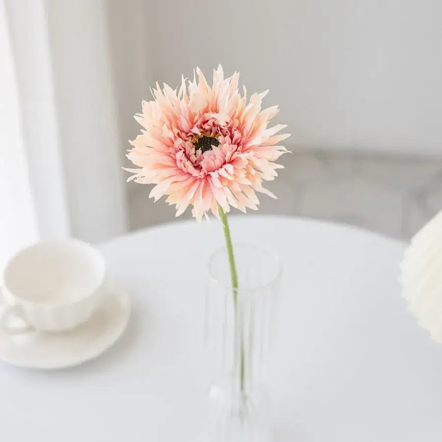Pink Brushed Gerbera Vase