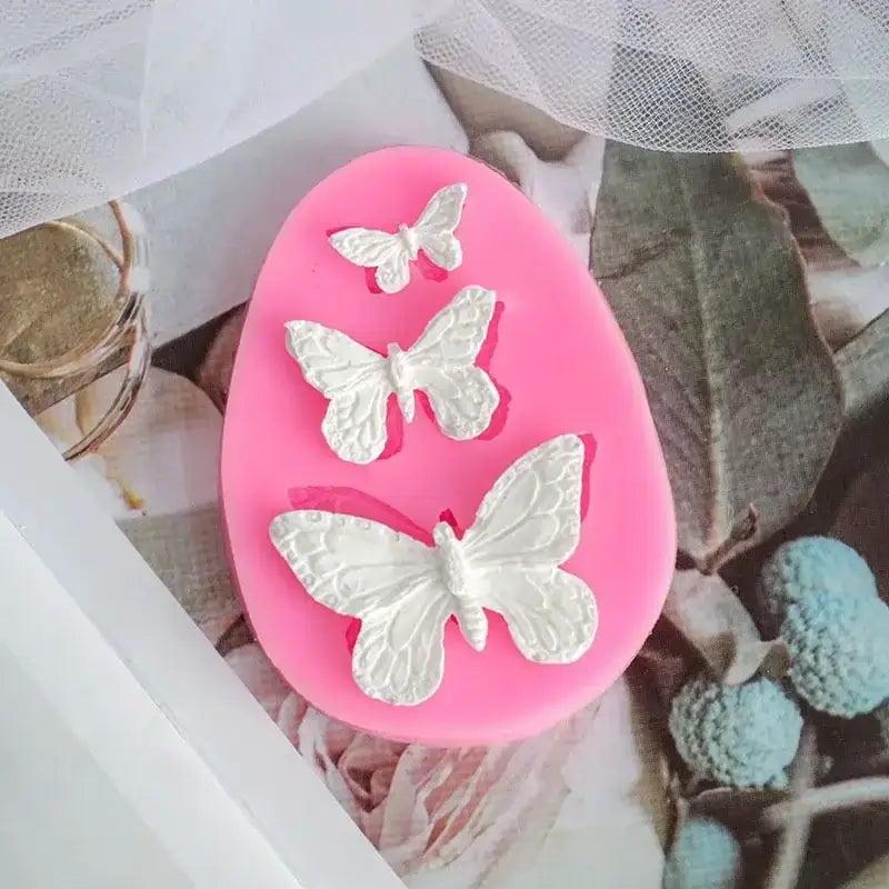 Pink Silicone Fondant Mold