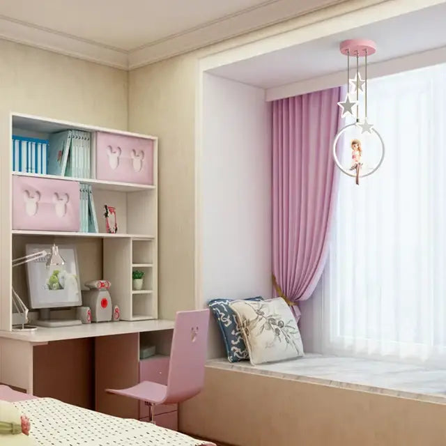 Pink Princess Kids Chandelier