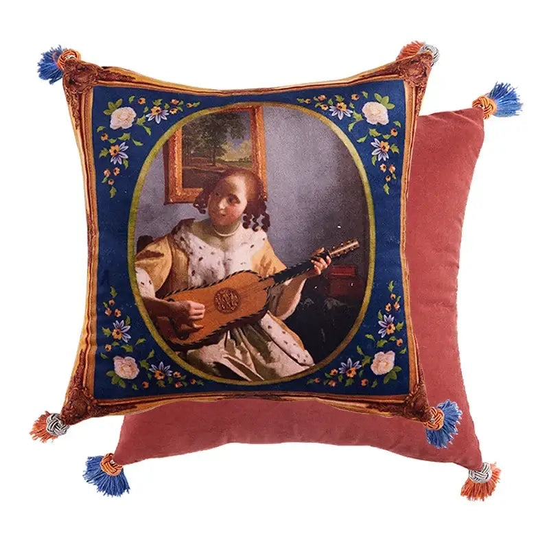 Pink Velvet Pillow Cover