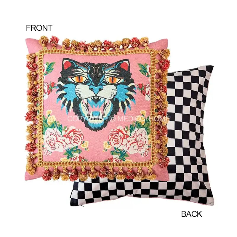 Pink Velvet Pillow Cover