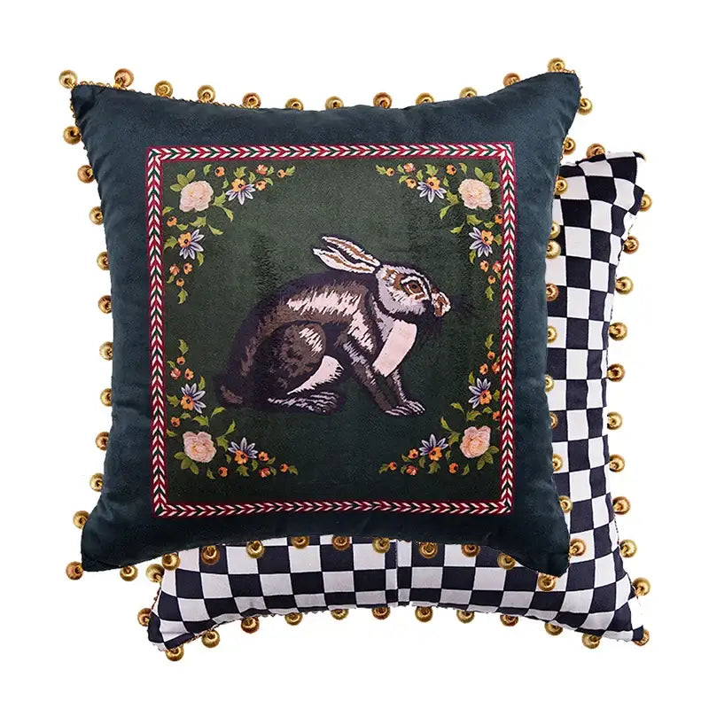 Pink Velvet Pillow Cover