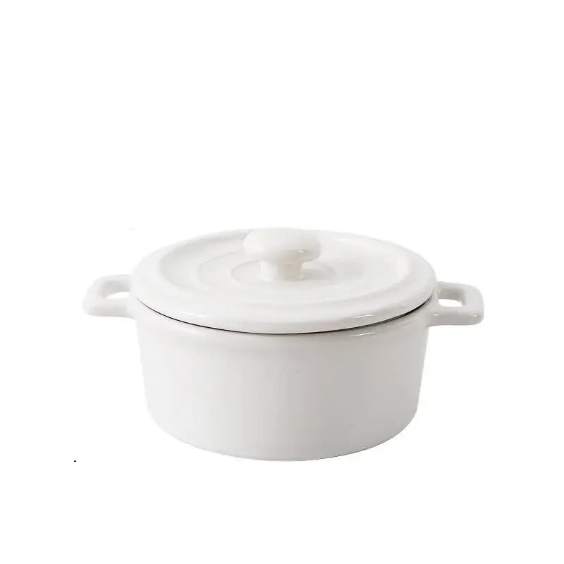 Pink Ceramic Soup Bowl