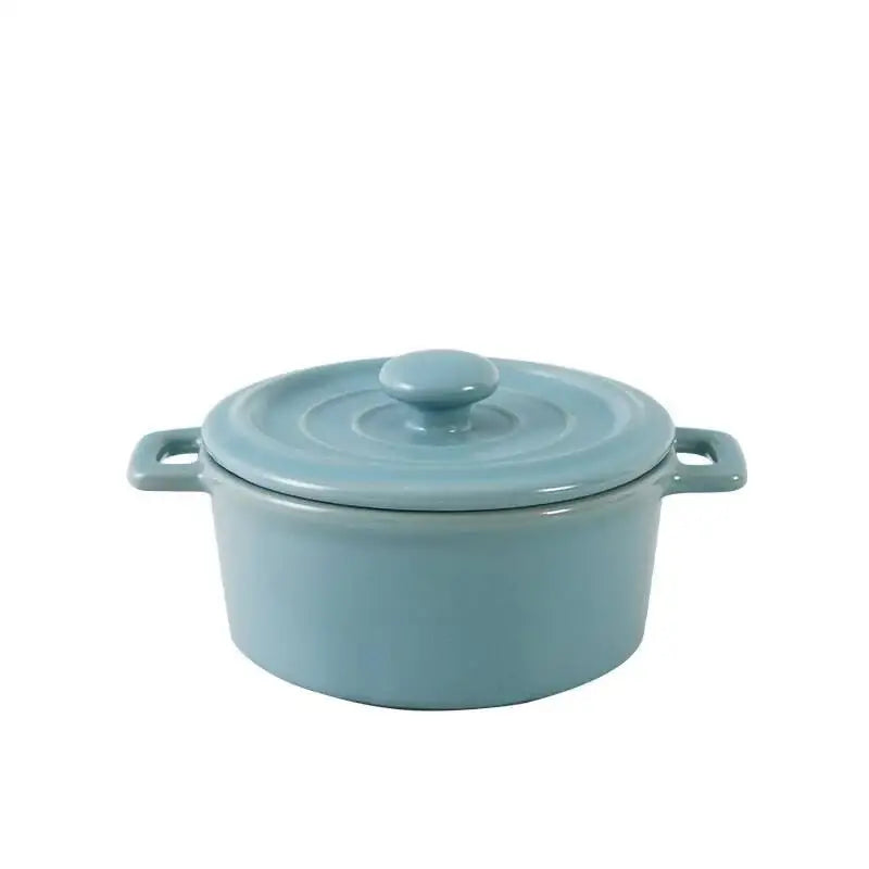 Pink Ceramic Soup Bowl