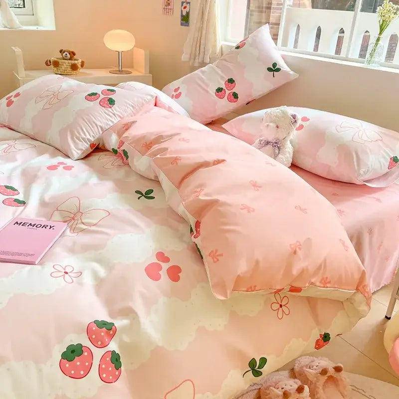 Cotton Cartoon Bed Set