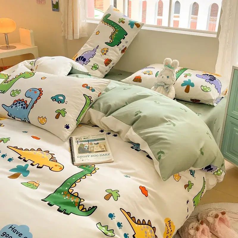 Cotton Cartoon Bed Set