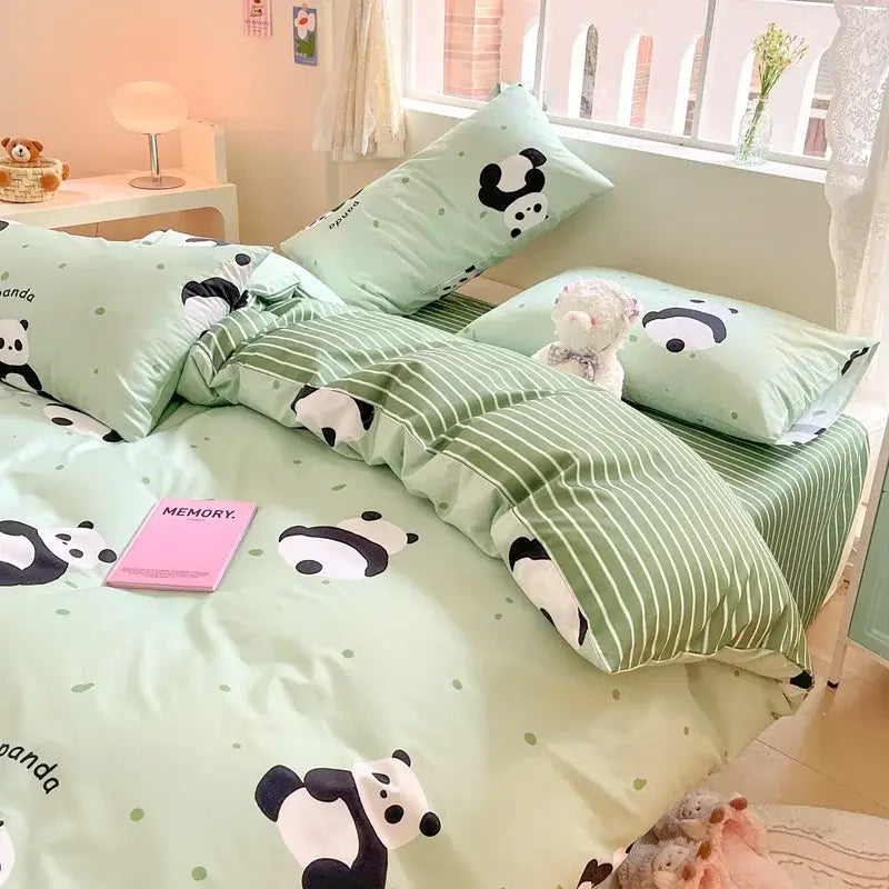 Cotton Cartoon Bed Set