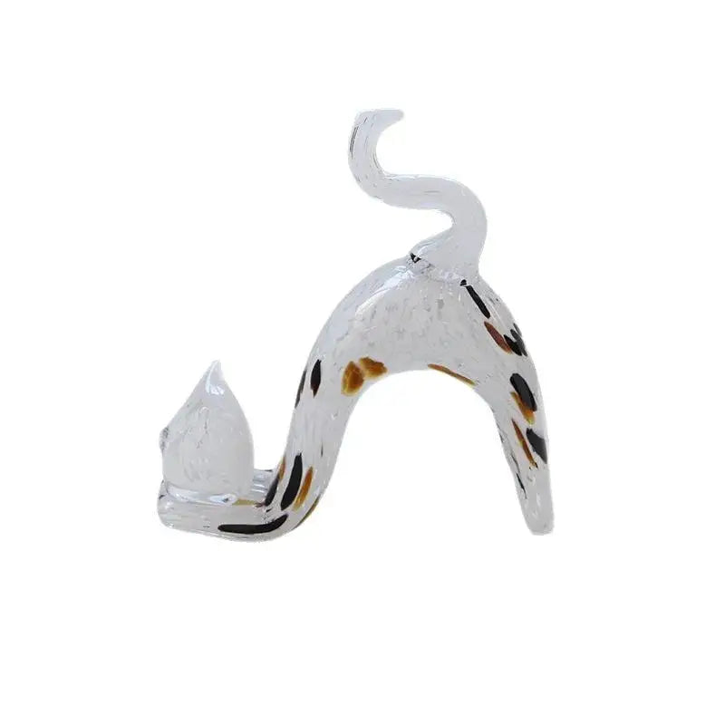 Pink Crystal Cat Figurine
