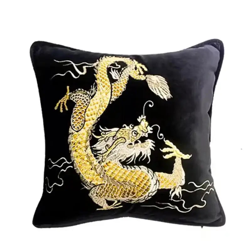 Pink Velvet Dragon Pillow