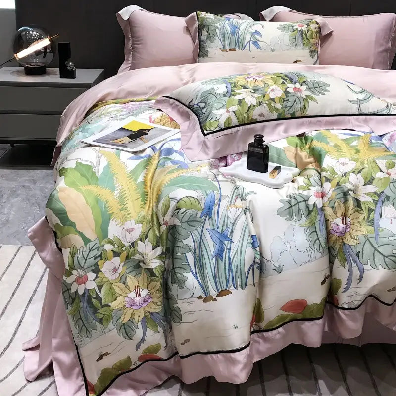 Pink Eucalyptus Lyocell Duvet