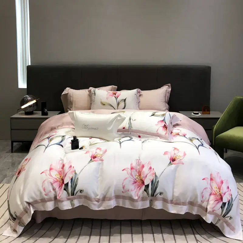 Pink Eucalyptus Lyocell Duvet