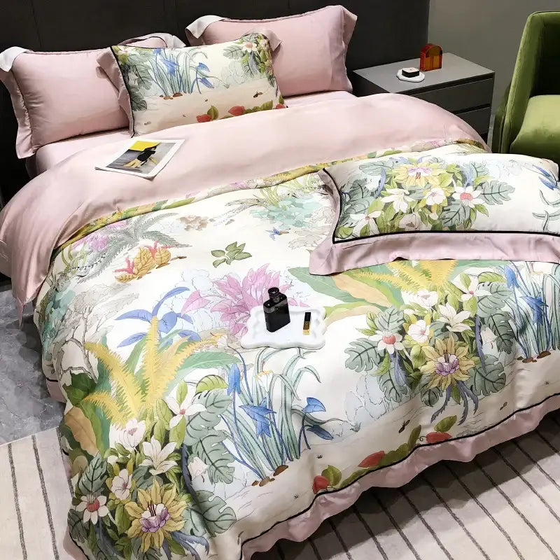 Pink Eucalyptus Lyocell Duvet