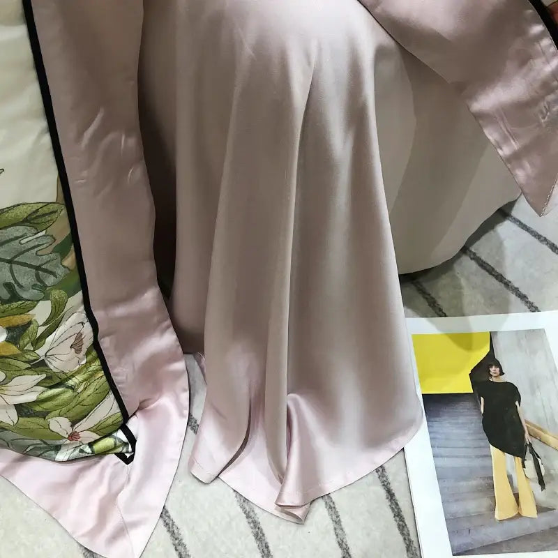 Pink Eucalyptus Lyocell Duvet